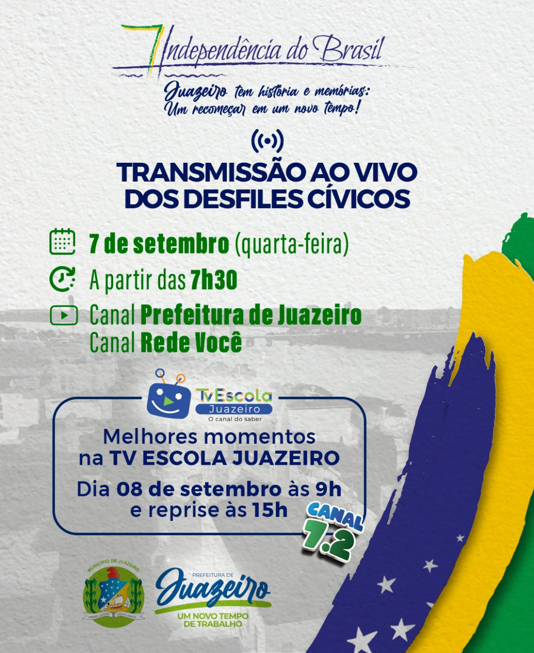 Atividades ambientais estarão presentes na programação do desfile de 7 de  setembro em Juazeiro – Blog Nossa Voz