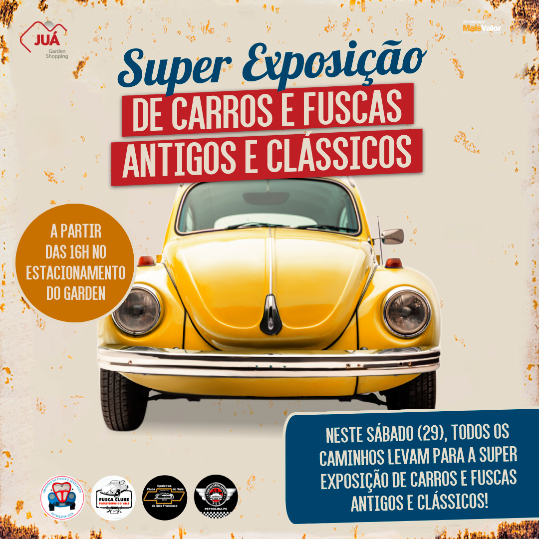 Juazeiro Será Palco Para A Exposição De Carros E Fuscas Antigos Neste Sábado 29 Blog Nossa Voz 4667