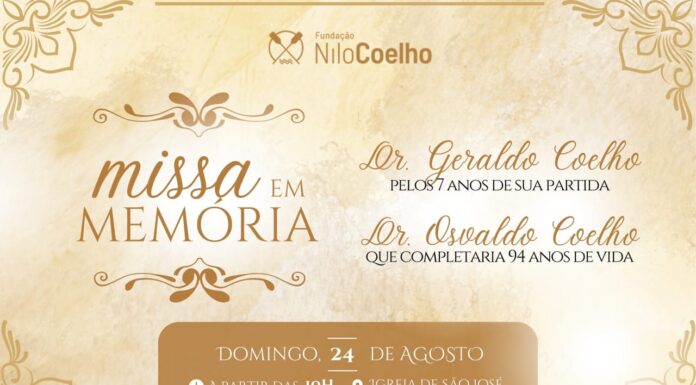Missa em memória de Geraldo e Osvaldo Coelho: Homenagem a dois gigantes da irrigação e do desenvolvimento regional