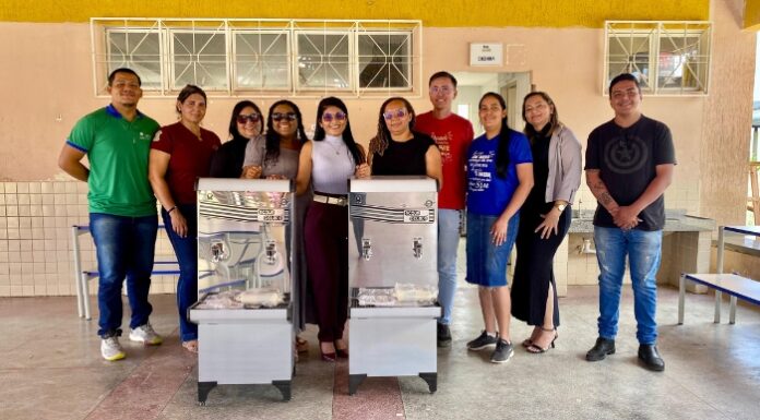 Com recursos próprios, Educação de Lagoa Grande garante novos bebedouros industriais para todas as escolas da rede municipal