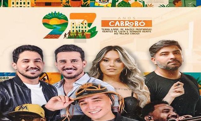Cabrobó divulga programação de shows para os 97 anos de emancipação política