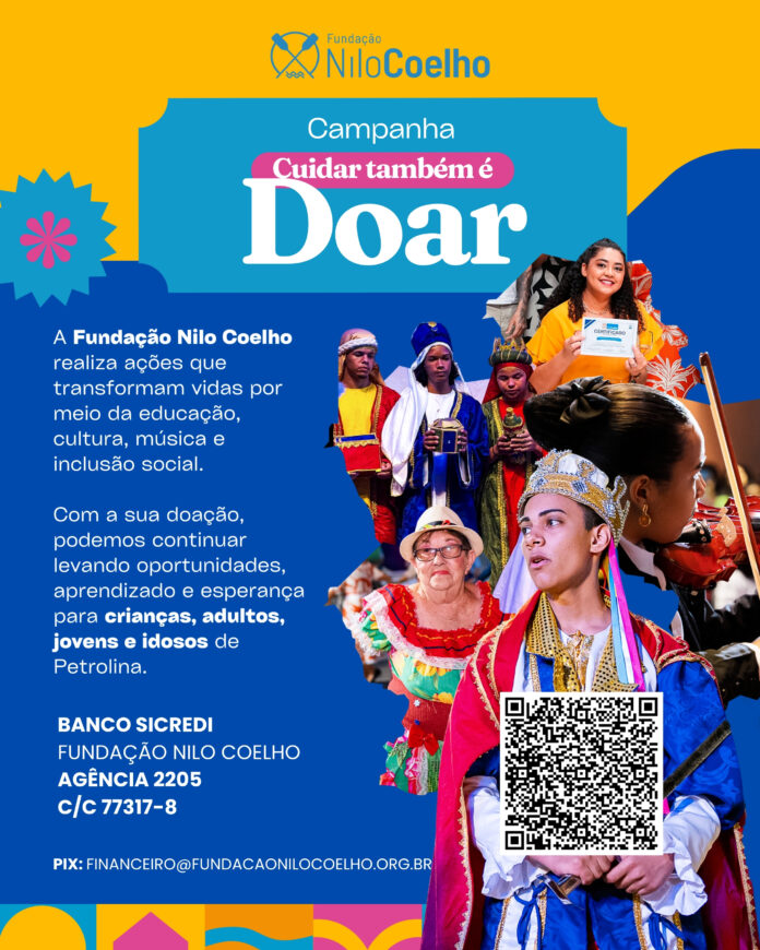 Campanha Cuidar também é doar