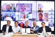 Presidente Lula, ministros Renan Filho e Silvio Costa Filho, governadora Raquel Lyra e prefeito João Campos lançam juntos com a bancada federal edital da Transnordestina em Pernambuco