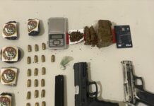 Menor de 16 anos é levado para delegacia com arma de fogo e drogas no bairro Antônio Guilhermino, em Juazeiro