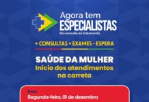 Juazeiro recebe Unidade Móvel Saúde da Mulher do Programa “Agora Tem Especialistas” nesta segunda (01/12)