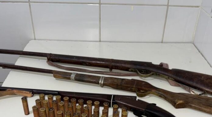 Polícia Militar apreende armas de fogo na zora rural de Juazeiro