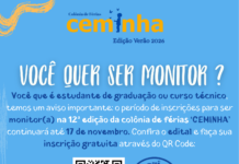 12ª edição do “Ceminha” prorroga inscrições para monitores e amplia oportunidade para estudantes de Petrolina e região