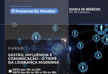IEL- PE ministra curso em Petrolina com o tripé da liderança moderna: gestão, influência e comunicação