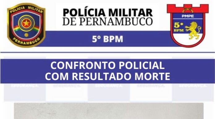 Após troca de tiros com a polícia, homem é morto no bairro São Gonçalo em Petrolina–PE