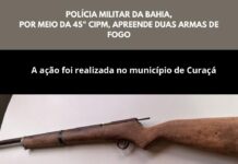 Policia Militar apreende armas de fogo em Curaçá (BA)