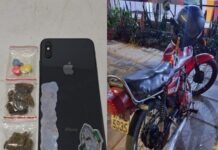 Policiais do 5°BPM apreendem drogas, celular e motocicleta adulterada no bairro Jardim Maravilha
