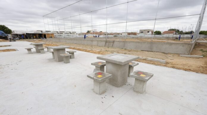 Centro Esportivo do Dom Avelar começa a ganhar forma