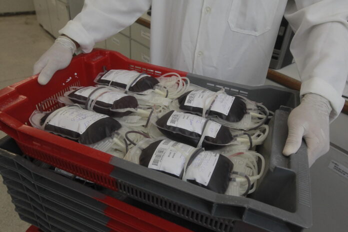 Bolsas de sangue Raul Golinelli-GOVBA