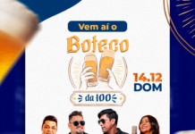 Boteco da 100 realiza edição especial de fim de ano neste domingo no Rota dos Tropeiros