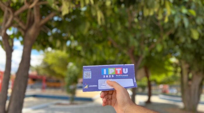 IPTU 2025: hoje é o último dia para pagamento em cota única em Juazeiro