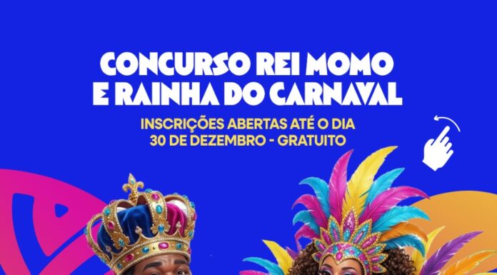 Inscrições para Rei Momo e Rainha do Carnaval 2026 seguem abertas em Juazeiro
