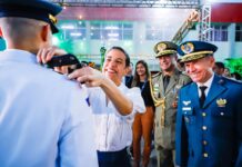 Juntos pela Segurança: governadora Raquel Lyra comanda solenidade de formatura dos novos oficiais do Corpo de Bombeiros Militar