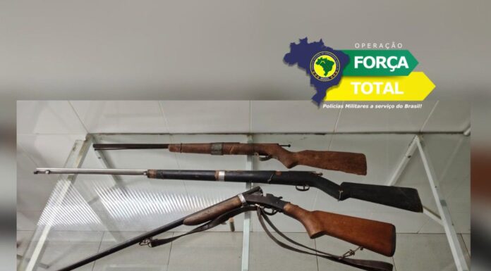 Operação Força Total: Polícia Militar realiza apreensão de três armas de fogo em Curaçá (BA)