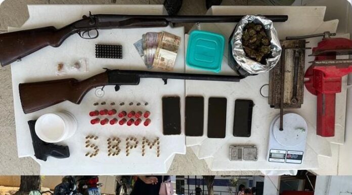 Polícia Militar desarticula quadrilha, desmantela laboratório de drogas e apreende armas e veículos roubados em Petrolina