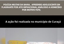 Adolescente de 16 anos mata homem em Curaçá (BA)