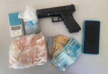 Polícia Militar cumpre mandado de prisão e apreende drogas no bairro Henrique Leite, em Petrolina