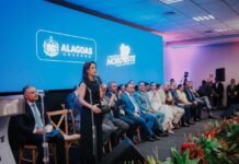 Governadora Raquel Lyra defende Nordeste como região para investimentos durante evento de posse do novo presidente do Consórcio Nordeste