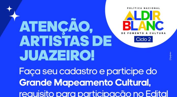 Artistas de todas as linguagens são chamados para o Mapeamento Cultural de Juazeiro