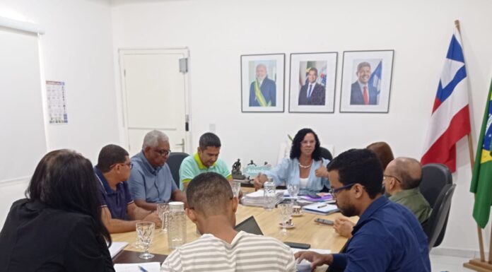 Reunião com a APLB e o Sinserp para tratativa dos direitos e deveres dos profissionais da Educação, na garantia do cumprimento dos 200 dias letivos