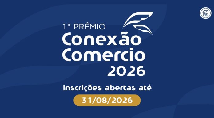 Fecomércio-PE abre inscrições para o 1º Prêmio Conexão Comércio 2026