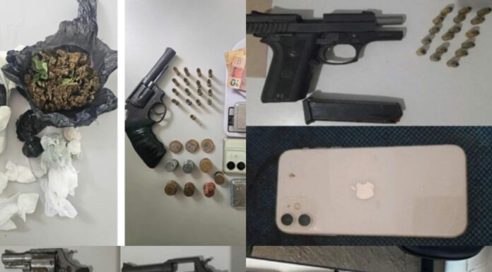 Operação da PM apreende armas, drogas e detém suspeitos em Petrolina