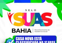 Casa Nova é destaque na 1ª Fase do Selo SUAS Bahia como referência em assistência social no Vale do São Francisco