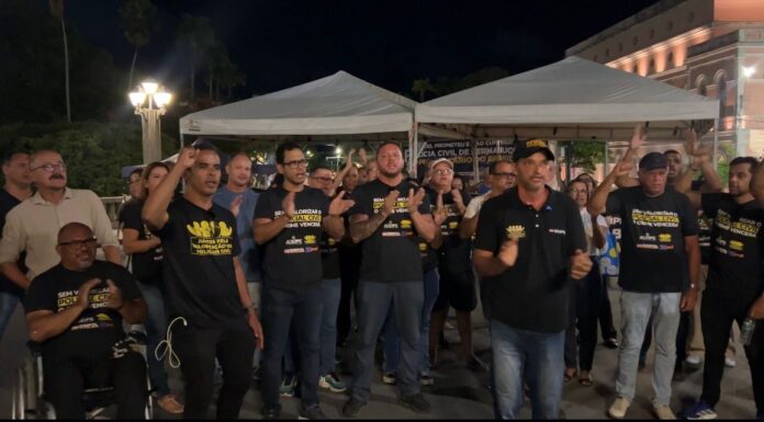 Policiais Civis anunciam paralisação de 24 horas e cobram respeito do Governo de Pernambuco