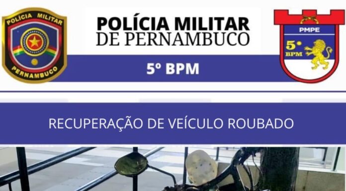 Veículo roubado é recuperado pela PM no bairro Dom Avelar