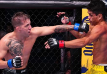 Americano batalha, vence Jafel Filho no UFC em Las Vegas