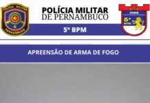 Polícia Militar apreende revólver durante abordagem no bairro João de Deus, em Petrolina