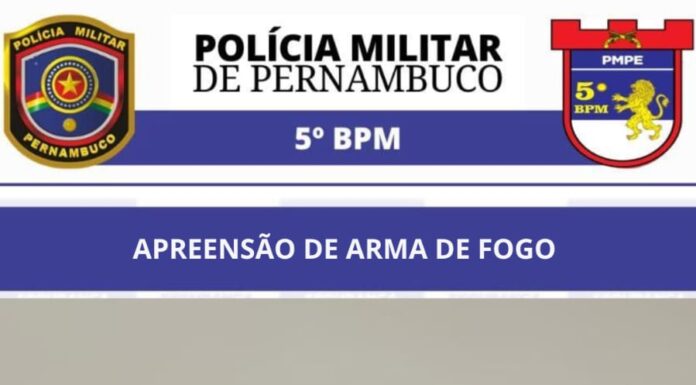 Polícia Militar apreende arma de fogo no bairro Portal da Cidade, em Petrolina