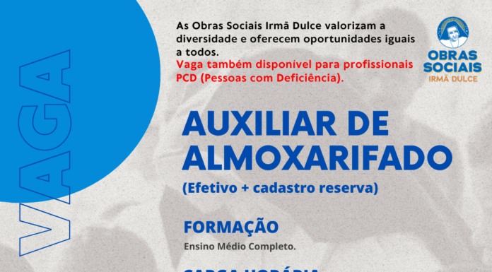 Hospital Regional de Juazeiro abre processo seletivo para contratação de Auxiliar de almoxarifado