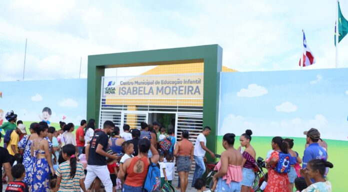 Gestão Anisio Viana inaugura primeira creche de Santana do Sobrado e triplica oferta de vagas, após 12 anos de espera