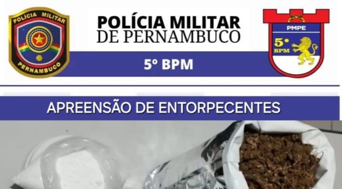 Polícia desarticula organização criminosa e apreende entorpecentes no Bairro Mandacaru, em Petrolina
