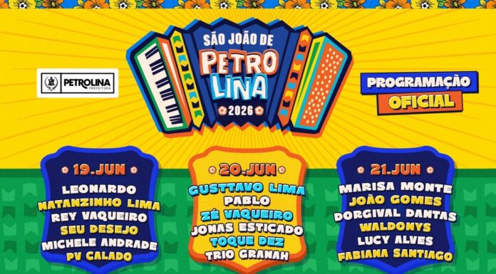 Simão Durando lança programação do São João de Petrolina com mais de 100 atrações nacionais e regionais
