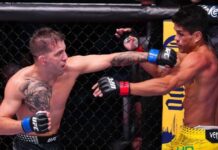 Americano batalha, vence Jafel Filho no UFC em Las Vegas