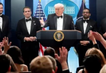 Homem atira durante jantar de Trump com correspondentes em Washington