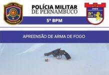 Policiais do 5ºBPM apreendem arma de fogo e uma caminhonete na Cohab V