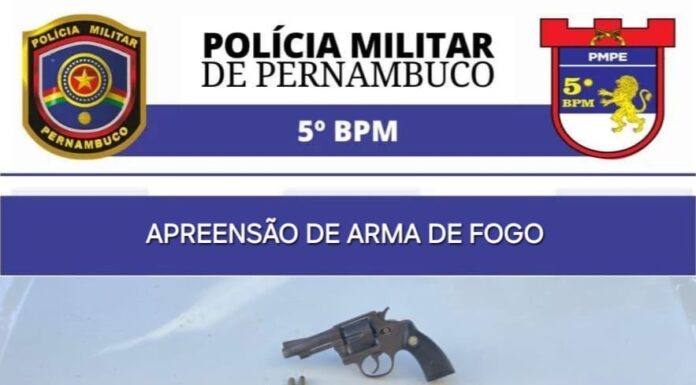Policiais do 5ºBPM apreendem arma de fogo e uma caminhonete na Cohab V