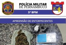 Homem é preso por tráfico de drogas no bairro São Gonçalo neste domingo