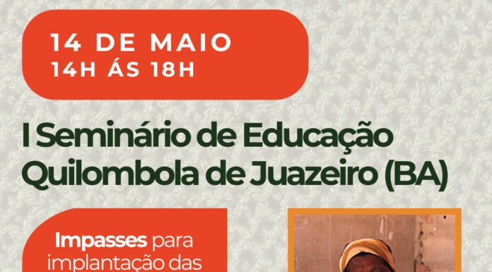 I Seminário de Educação Quilombola está com inscrições abertas em Juazeiro