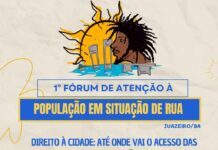 1º Fórum de Atenção à População em Situação de Rua de Juazeiro será realizado no dia 29 de maio; inscrições abertas