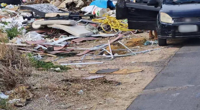 Veículos são flagrados descartando lixo em área do Distrito Industrial de Petrolina