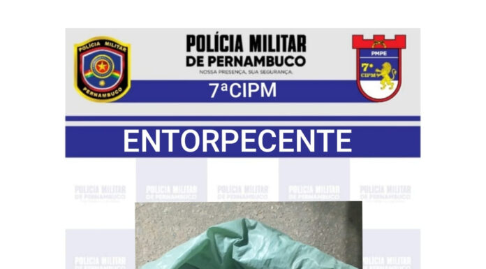 PMPE faz apreensão de mais de 4kg de maconha em Lagoa Grande; suspeitos fugiram de barco