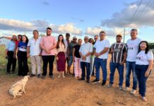 Catharina Garziera e Olavo Marques cumprem agenda em Vermelhos com o Bispo Diocesano Dom Antônio e visitam terreno da Paróquia Santo Antônio